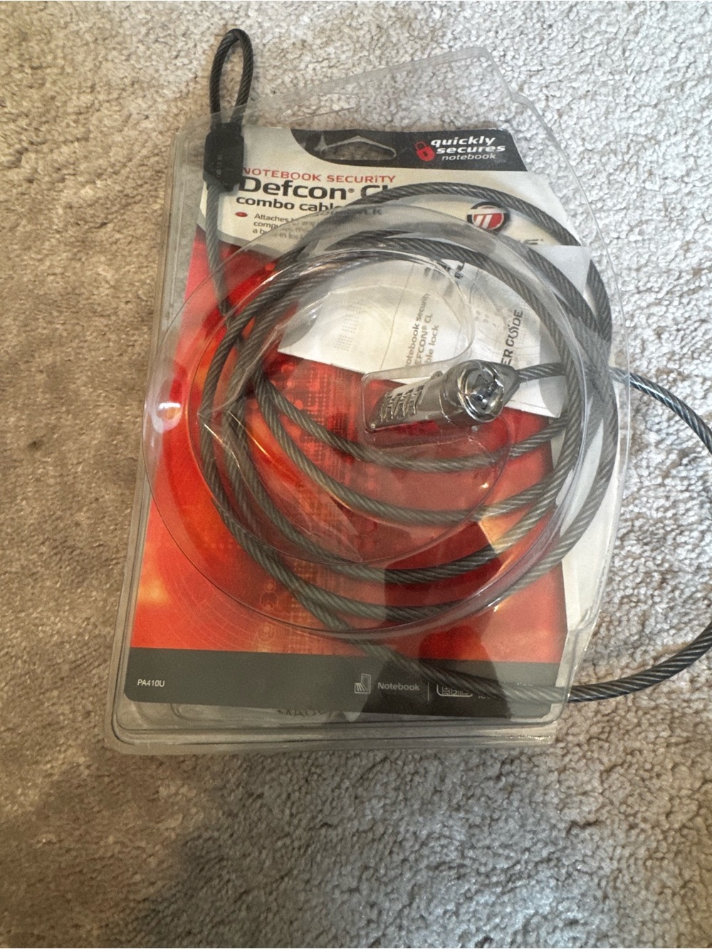 Targus Defcon CL Combo Cable Lock - Picture 4 of 5